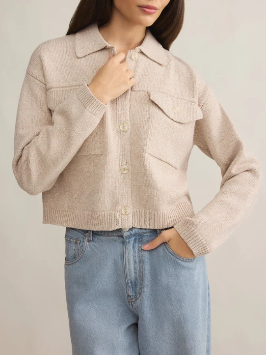 Cozy Chic: Z SUPPLY Cielo Knit Jacket – Your Everyday Essential.